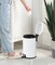 4.5 Liter(1.2 Gallon) Small Round Trash Can with Plastic Inner Bucket